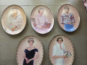 Princess Diana Hanging  Plates 