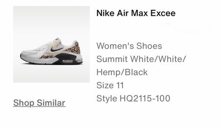 Nike Air Max Excee Women's Sneakers Size 11