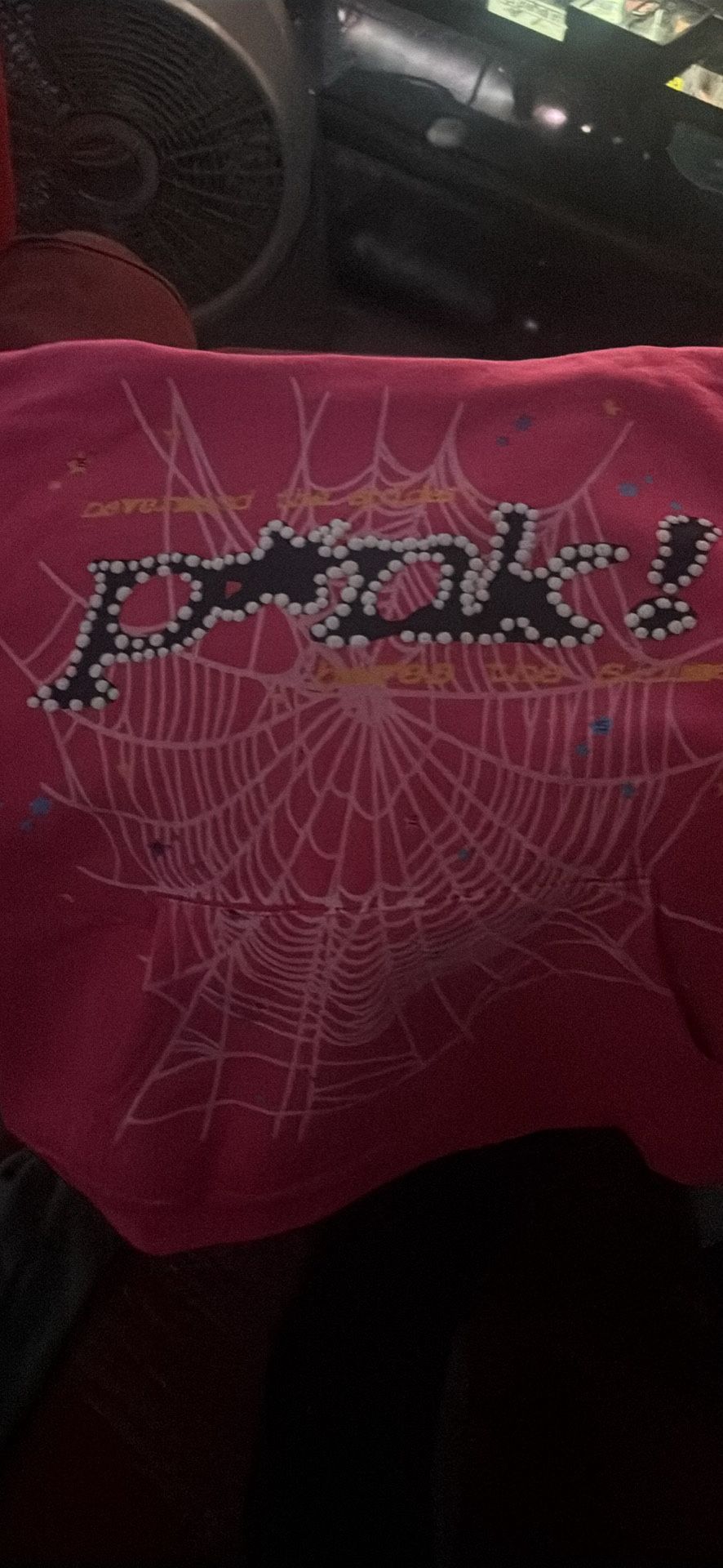 Size Medium - Spider Worldwide x Young Thug Sp5der P*NK V1 Hoodie - Pink