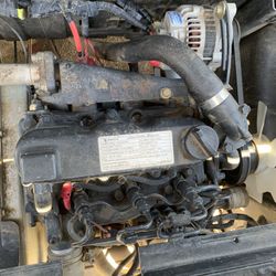 Cushman Diesel Engine 1L Low Hours Runs Excellent Radiator Also Included Love 
