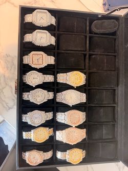 Iced out watch