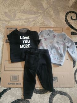 3 piece sweat outfit