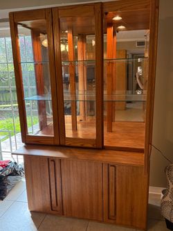 Vintage Display Cabinet / Buffet Hutch