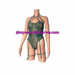 Lace bodysuit (Green)