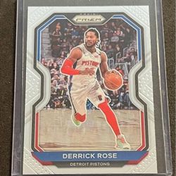 2020 Panini Prizm #231 Derrick Rose Detroit Pistons