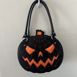Sourpuss Pumpkin bag with straps