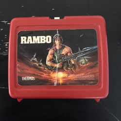 Rambo Lunch Pail Rambo Figurine