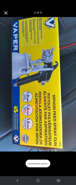 Vaper siphon feed gun spray