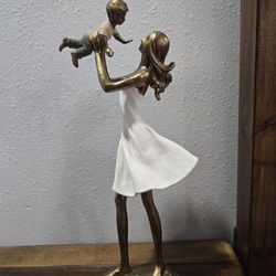 Beautiful Figure Mom And Son