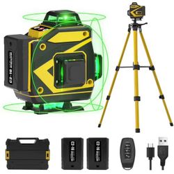 Laser Level 4x360° Self Leveling 16 Green Line
