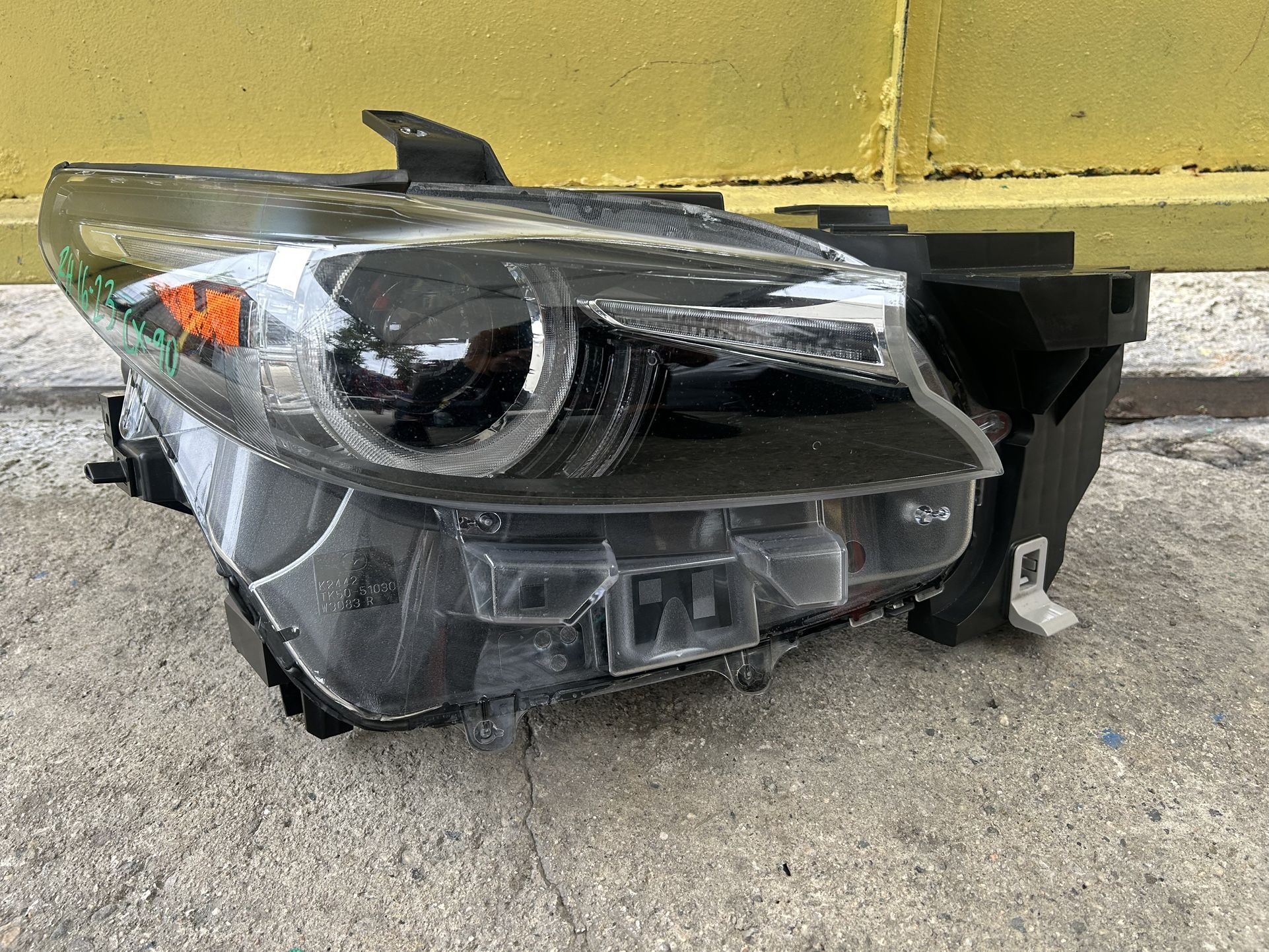 2016-2023 MAZDA CX-9 RH LED HEADLIGHT OEM
