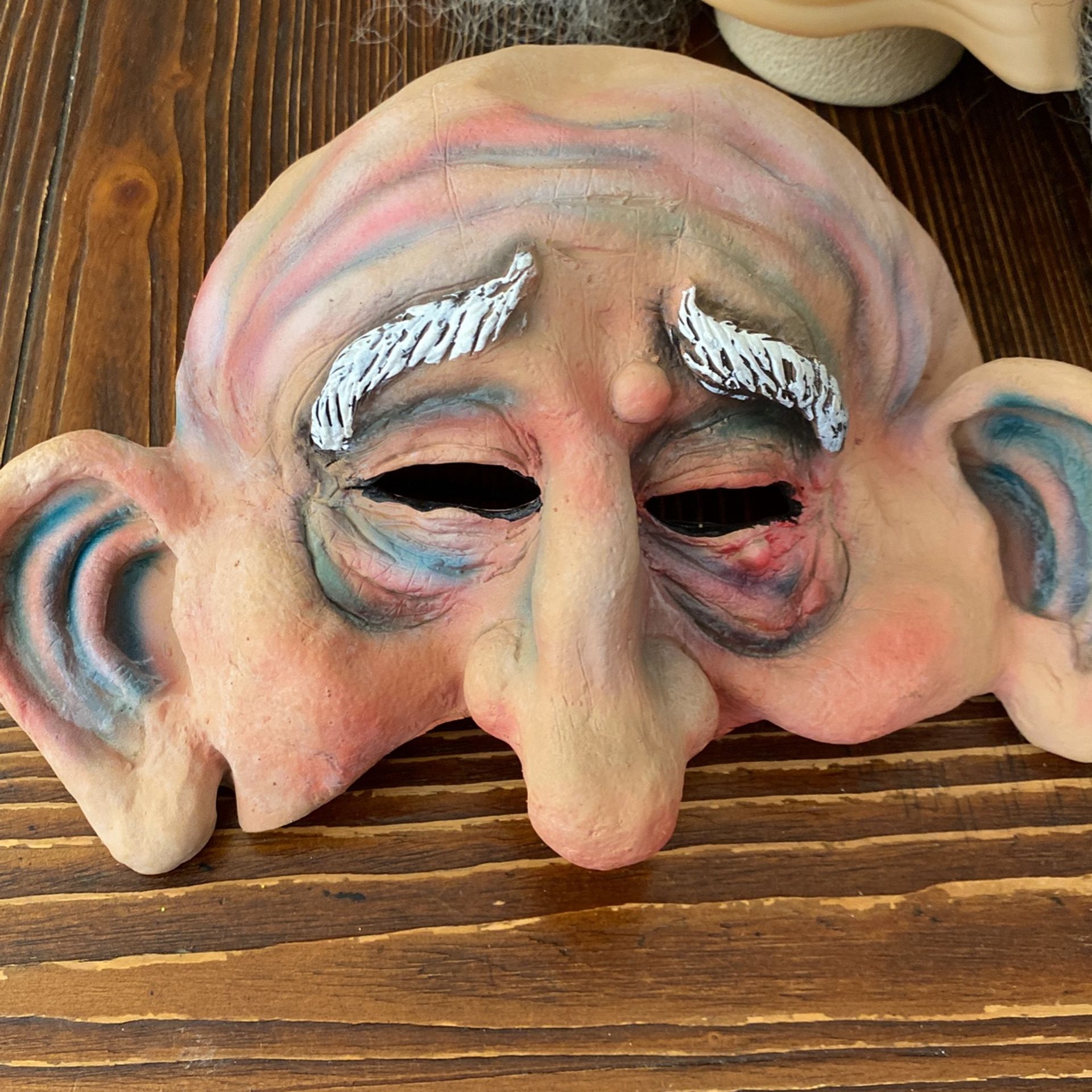 Halloween Mask And Wig .$15