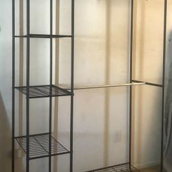 Portable Metal Closet Shelving