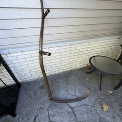 Vintage antique 59” Scythe hay  grain sickle farm tool 30” metal blade Early American  just in time for spooky Halloween decoration