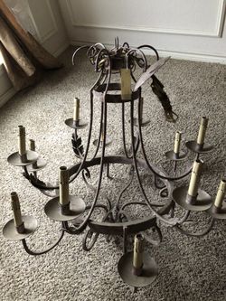REDUCED! Very Large Foyer Light Fixture