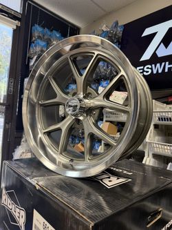 (Set of 4) Ridler 661 18x8 5x4.5" +0mm Gunmetal Wheels Rims 18" Inch