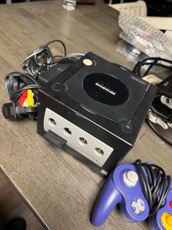 Nintendo GameCube Console with Controller and Cables