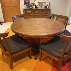 Card table and chairs