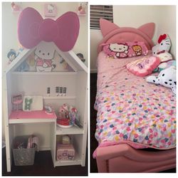 Twin Bed & Computer Desk