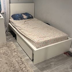 Twin sized bed