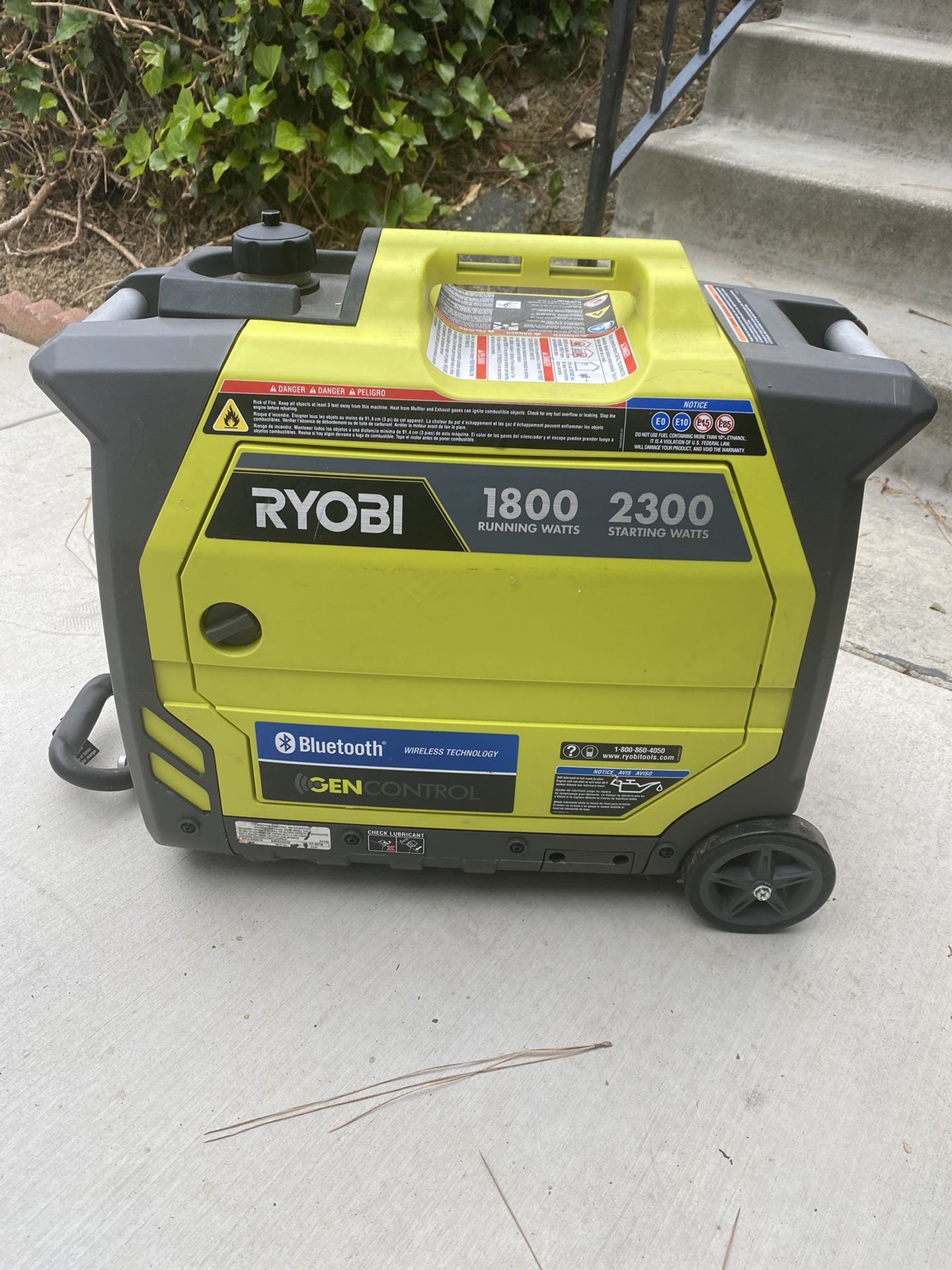 Ryobi 1800 Watt Generator With Bluetooth