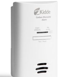Kidde Carbon Monoxide Detector, Plug In Wall with AA Battery Backup, Test-Hush Button