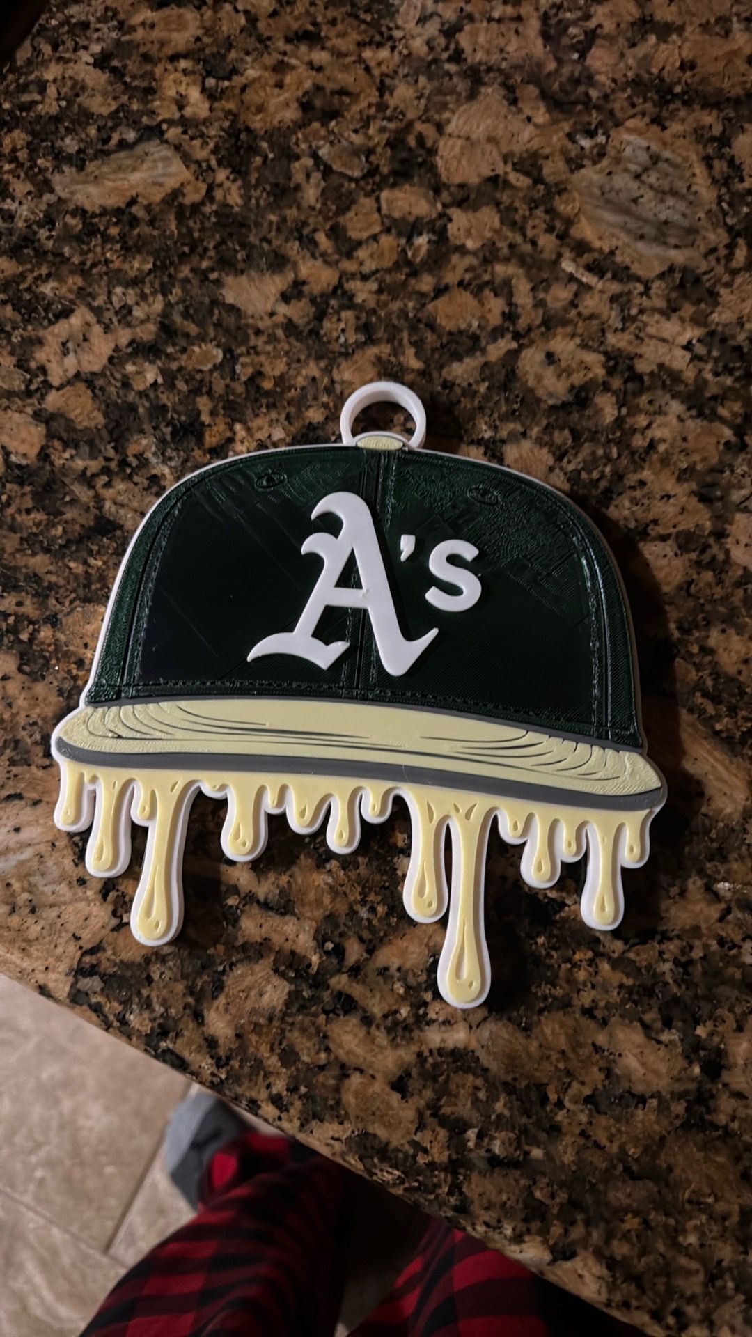 Athletics drip hat Chang charm