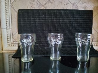 Vintage Coca-Cola glasses