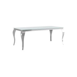 White Glass Dining Table Brand New In Box
