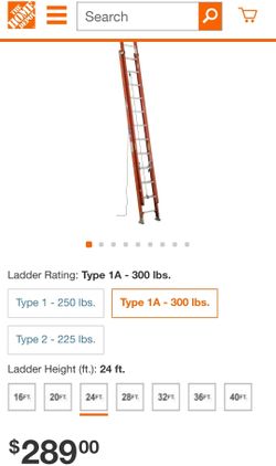New 24 ft werner ladder..225 lbs capacity