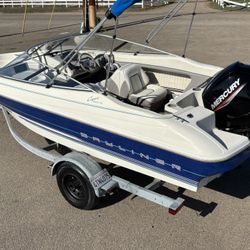 Bayliner Capri 18’ EFI 2022 Mercury 115 W 10 Hours! Time Capsule Hull