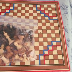 Vintage Double German Boardgame Chess Halma