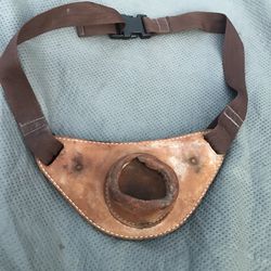 Vintage Fishing Fighting Belt Leather 