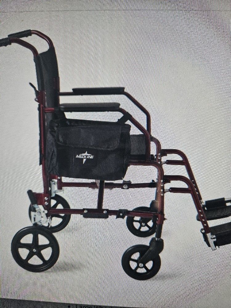 Medline Lightweight Transport Chair