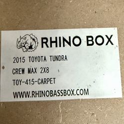 Subwoofer Box Tundra 2nd Generation (Rhino Box)