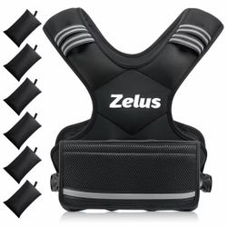 ZELUS Weighted Vest for Men Women, Adjustable 11-20lb Vest, Removable Weights RETAIL: $72.99