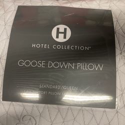 2 Goose Down Pillows 