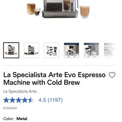La Specialista Arte Evo Espresso/ Coffee