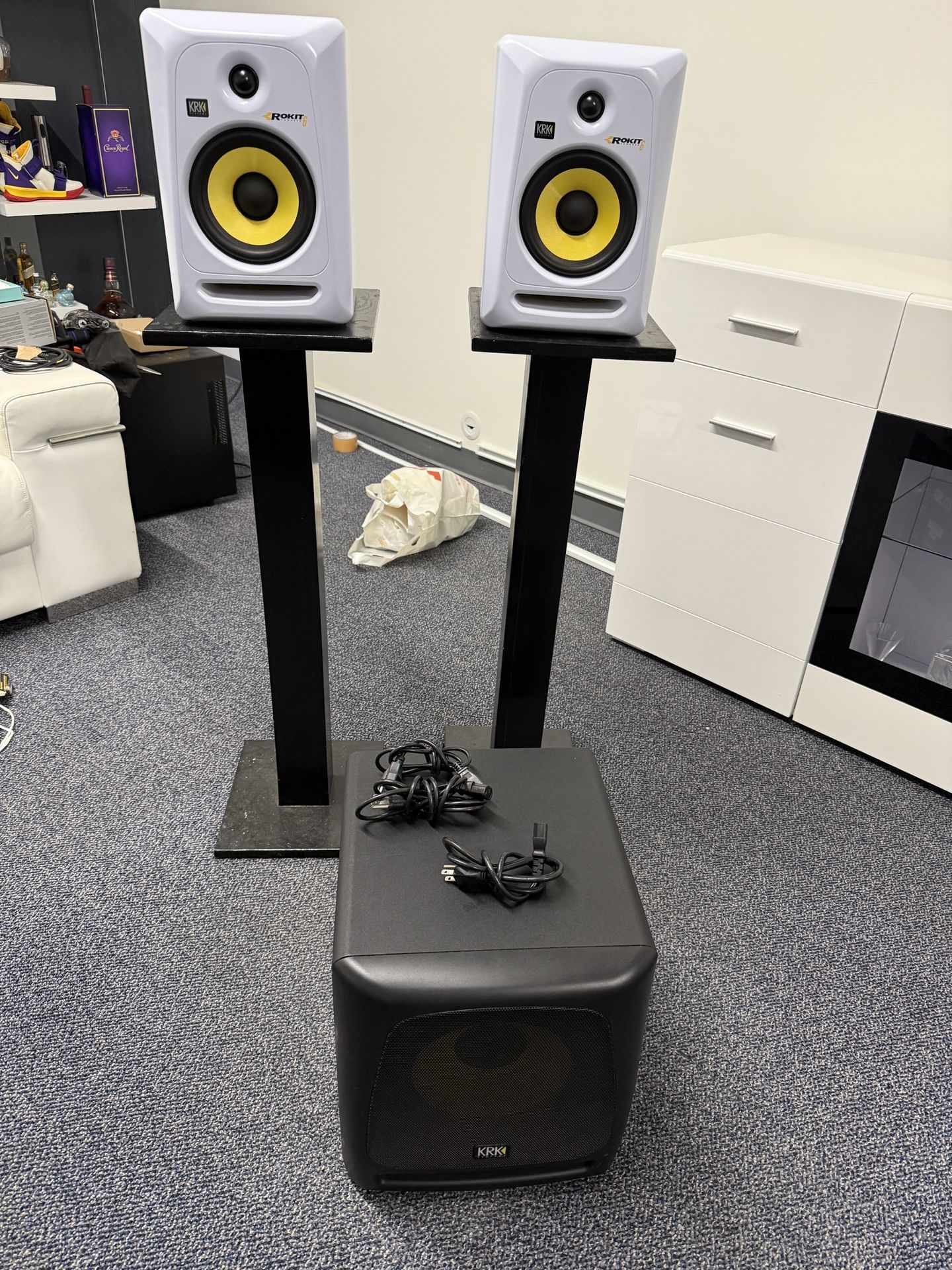 Studio Speakers And Subwoofer By KRK