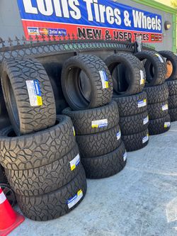 37x13.50r24 Lainsail tires nuevas con 50,000 millas de garantÃa las 4