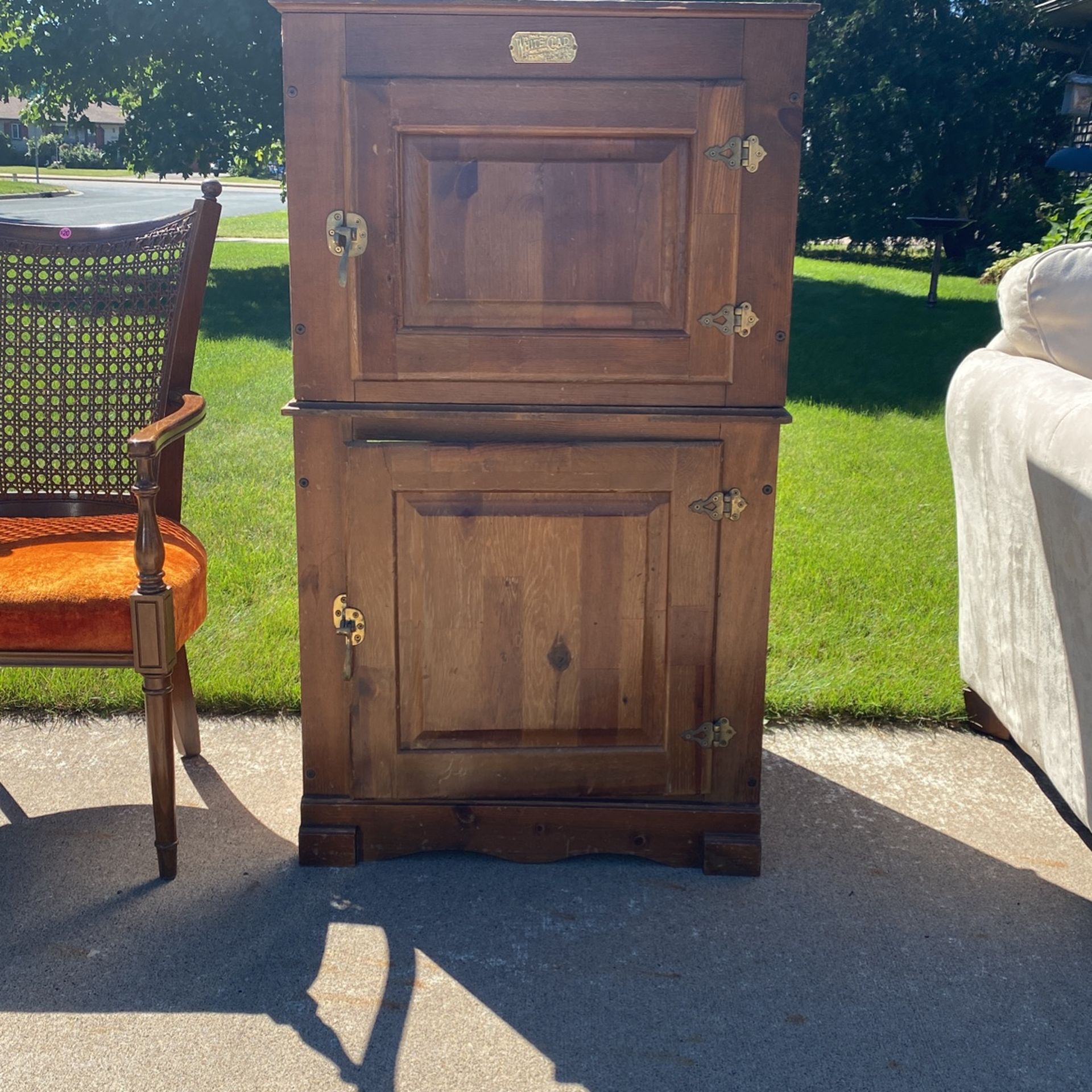 Antique Ice Box Tables