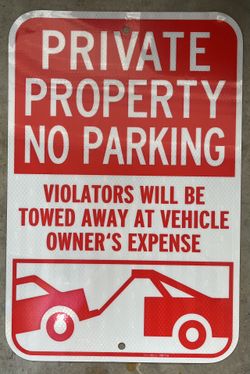 Private Property Sign