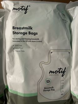 Motif Breast Milk Storage Bags