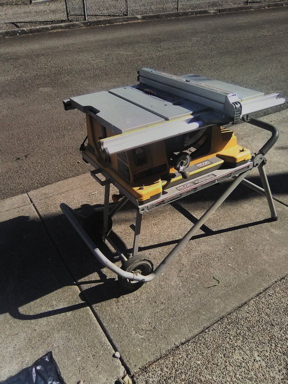 Ridgid TS24001 table saw with stand for Sale in Portland, OR OfferUp