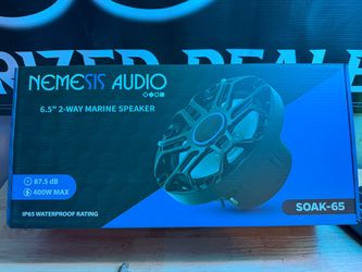 6.5 2 way marine speaker