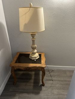 Table and Lamp