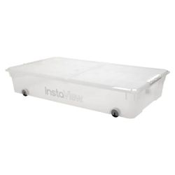 Greenmade InstaView 57 Quart Underbed Storage Bin with Wheels