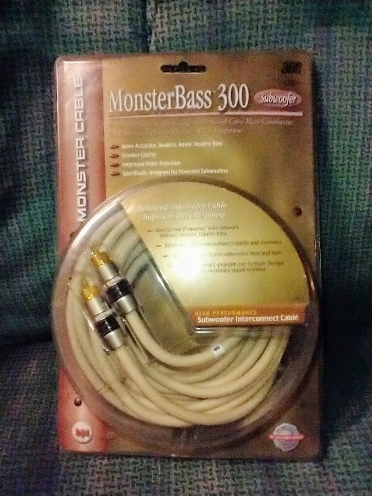 Monster audio cable 36'
