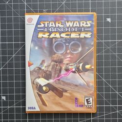 Dreamcast Star Wars Ep1 Racer Custom Case - NO Game or Manual