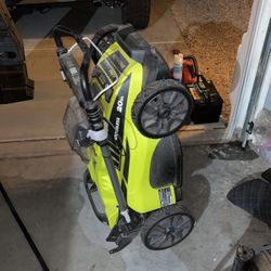 Ryobi 40V Lithium 20in Brushless Lawnmower and Ryobi 40 V